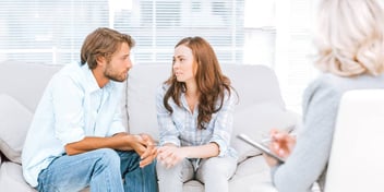 couple in a counseling or therapy session