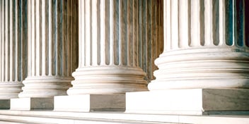 columns outside a courthouse